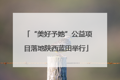 “美好予她”公益项目落地陕西蓝田举行