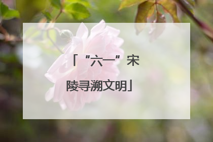 “六一”宋陵寻溯文明