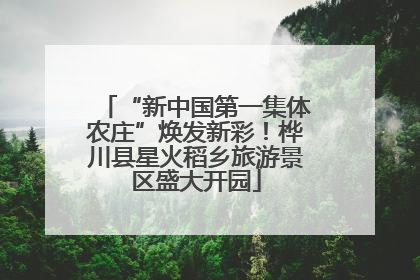 “新中国第一集体农庄”焕发新彩！桦川县星火稻乡旅游景区盛大开园