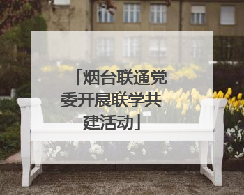 烟台联通党委开展联学共建活动