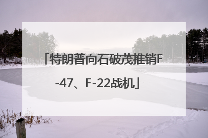 特朗普向石破茂推销F-47、F-22战机