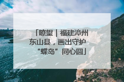 瞭望｜福建漳州东山县，画出守护“蝶岛”同心圆
