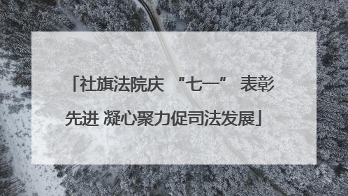 社旗法院庆 “七一” 表彰先进 凝心聚力促司法发展