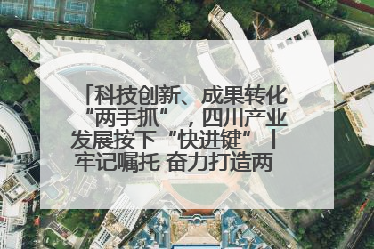 科技创新、成果转化“两手抓”，四川产业发展按下“快进键”丨牢记嘱托 奋力打造两高地两基地一屏障