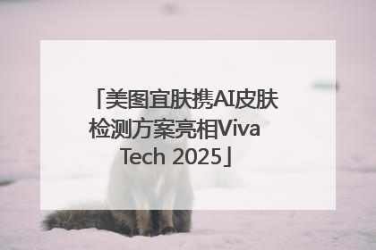 美图宜肤携AI皮肤检测方案亮相VivaTech 2025