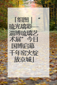 组图｜“琉光璃彩—淄博琉璃艺术展”今日国博启幕 千年窑火绽放京城