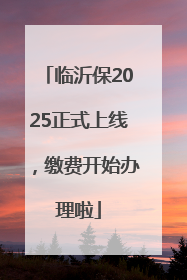 临沂保2025正式上线，缴费开始办理啦