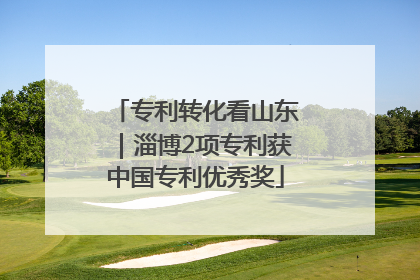 专利转化看山东｜淄博2项专利获中国专利优秀奖
