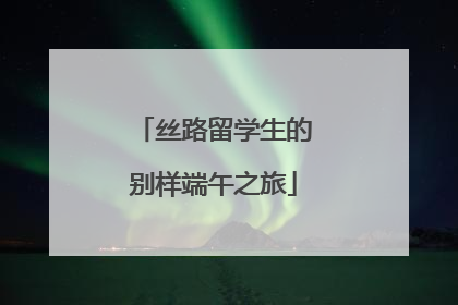 丝路留学生的别样端午之旅