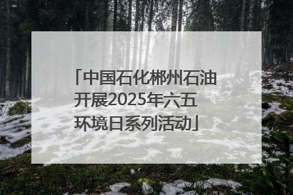 中国石化郴州石油开展2025年六五环境日系列活动