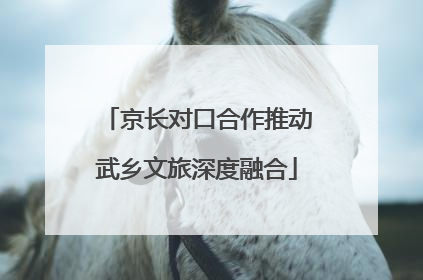 京长对口合作推动武乡文旅深度融合