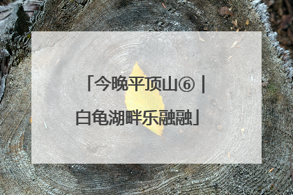 今晚平顶山⑥｜白龟湖畔乐融融