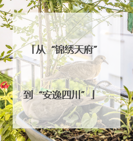 从“锦绣天府”到“安逸四川”