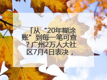 从“20年糊涂账”到每一笔可查？广州2万人大社区7月4日表决，信托制物业如何取“信”？