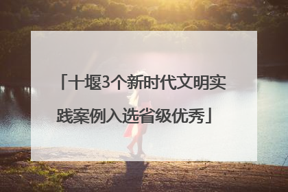 十堰3个新时代文明实践案例入选省级优秀
