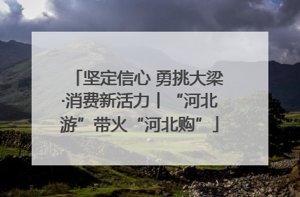坚定信心 勇挑大梁·消费新活力丨“河北游”带火“河北购”