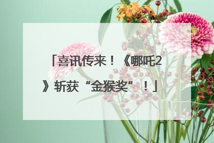 喜讯传来！《哪吒2》斩获“金猴奖”！
