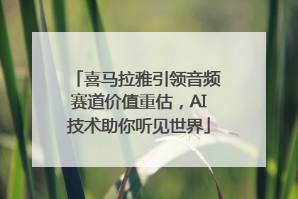 喜马拉雅引领音频赛道价值重估，AI技术助你听见世界