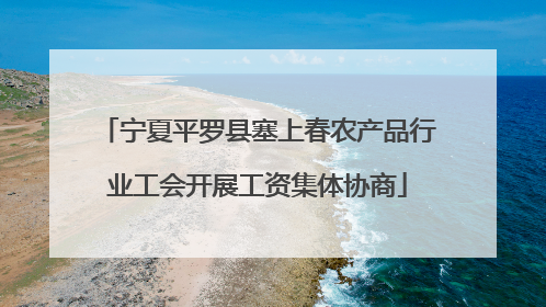 宁夏平罗县塞上春农产品行业工会开展工资集体协商