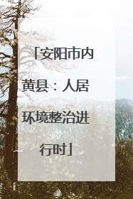 安阳市内黄县：人居环境整治进行时