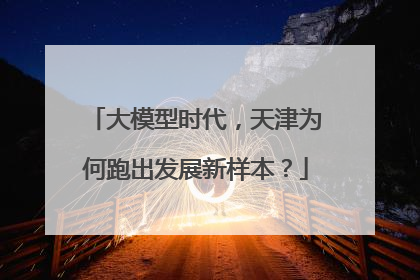 大模型时代，天津为何跑出发展新样本？