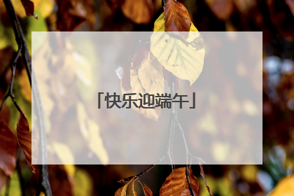 快乐迎端午