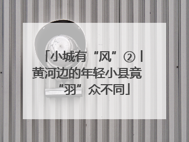 小城有“风”②丨黄河边的年轻小县竟“羽”众不同