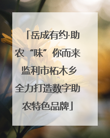 岳成有约·助农“味”你而来 监利市柘木乡全力打造数字助农特色品牌