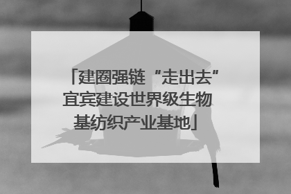 建圈强链“走出去” 宜宾建设世界级生物基纺织产业基地