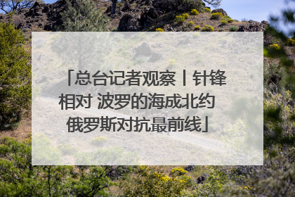 总台记者观察丨针锋相对 波罗的海成北约俄罗斯对抗最前线