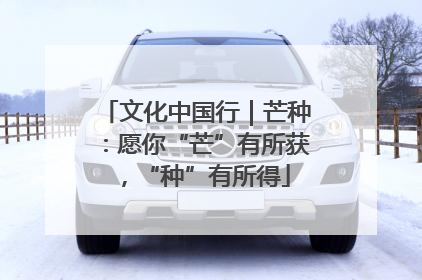 文化中国行｜芒种：愿你“芒”有所获，“种”有所得