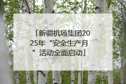 新疆机场集团2025年“安全生产月”活动全面启动