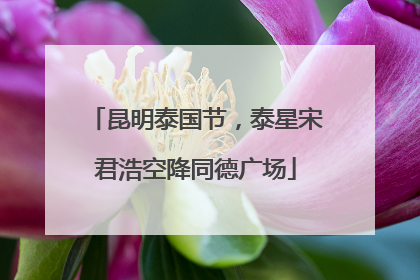 昆明泰国节，泰星宋君浩空降同德广场