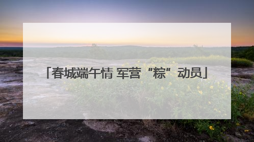 春城端午情 军营“粽”动员