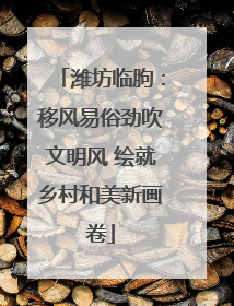 潍坊临朐：移风易俗劲吹文明风 绘就乡村和美新画卷