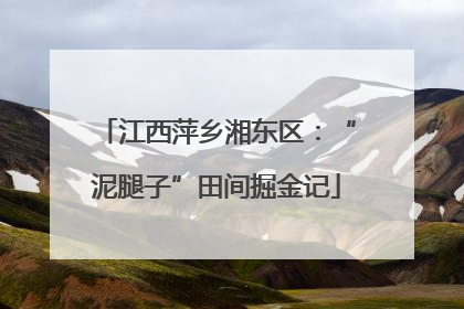 江西萍乡湘东区：“泥腿子”田间掘金记