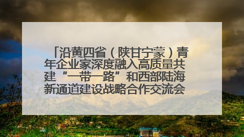 沿黄四省（陕甘宁蒙）青年企业家深度融入高质量共建“一带一路”和西部陆海新通道建设战略合作交流会在甘肃兰州召开