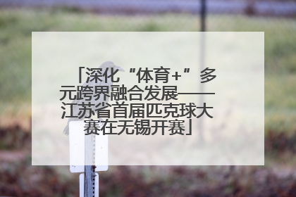 深化“体育+”多元跨界融合发展——江苏省首届匹克球大赛在无锡开赛