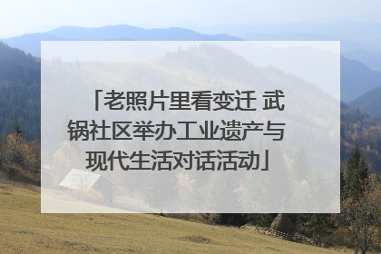 老照片里看变迁 武锅社区举办工业遗产与现代生活对话活动