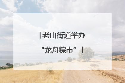 老山街道举办“龙舟粽市”