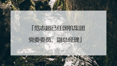 范志超已任国机集团党委委员、副总经理
