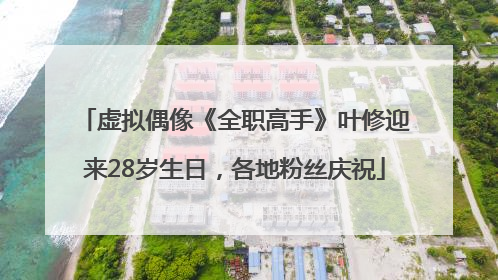 虚拟偶像《全职高手》叶修迎来28岁生日，各地粉丝庆祝