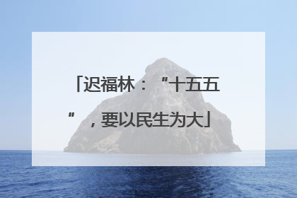 迟福林：“十五五”，要以民生为大
