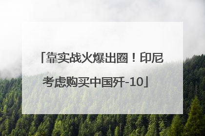 靠实战火爆出圈！印尼考虑购买中国歼-10