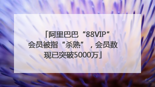 阿里巴巴“88VIP”会员被指“杀熟”，会员数现已突破5000万