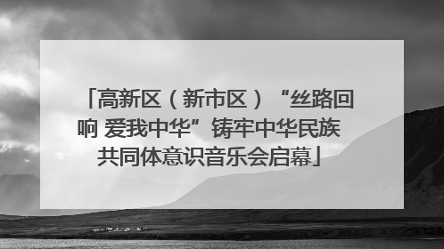 高新区（新市区）“丝路回响 爱我中华”铸牢中华民族共同体意识音乐会启幕