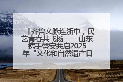 齐鲁文脉连浙中，民艺青春共飞扬——山东携手磐安共启2025年“文化和自然遗产日”系列活动