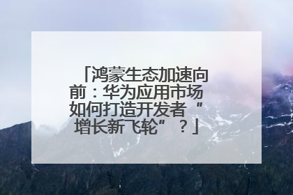 鸿蒙生态加速向前：华为应用市场如何打造开发者“增长新飞轮”？