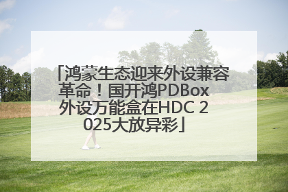 鸿蒙生态迎来外设兼容革命！国开鸿PDBox外设万能盒在HDC 2025大放异彩