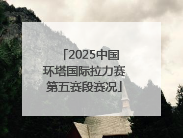 2025中国环塔国际拉力赛第五赛段赛况
